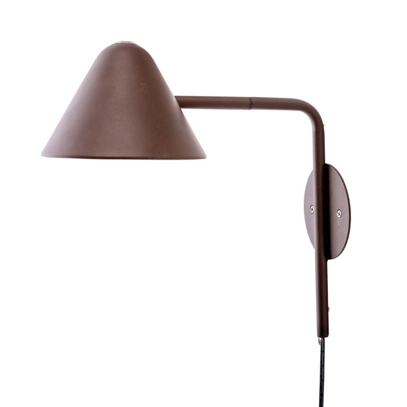 wand-lamp-bruin-metaal-bloomingville