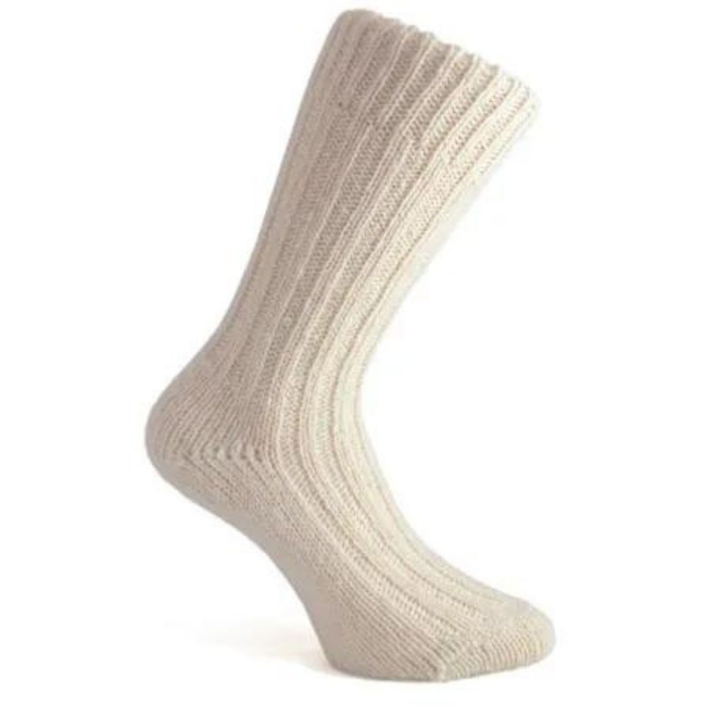 Socks Made In Ireland Beige