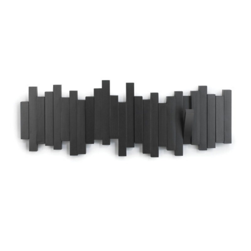 kapstok-wand-zwart-sticks-multi-hook-umbra